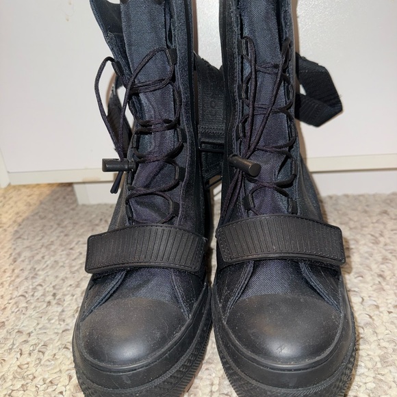 Converse Chuck Taylor All Star GR82 extra high platform boots - black womens 7.5 - Picture 2 of 9
